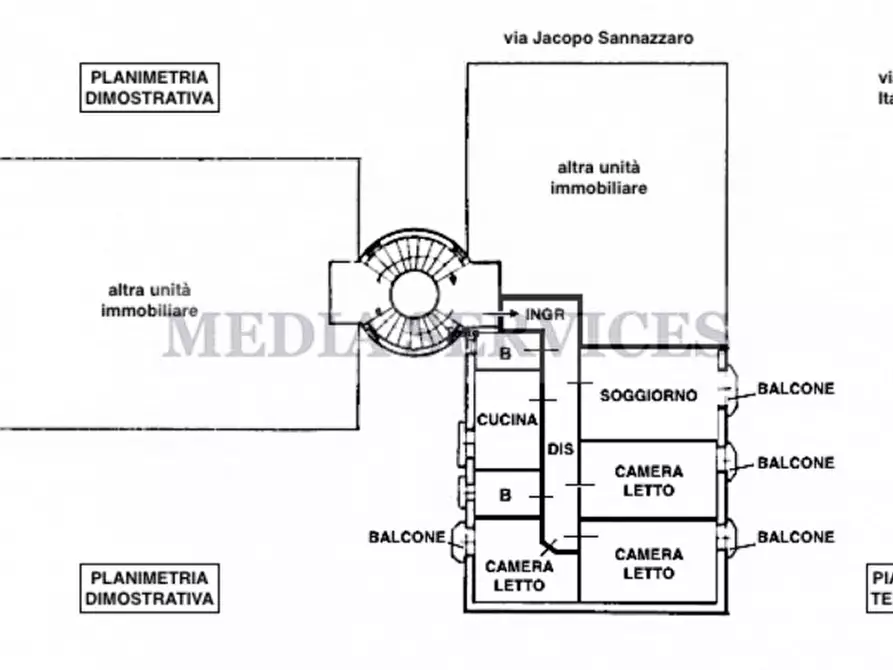 Immagine 23 di Appartamento in vendita  in via Jacopo Sannazzaro n° 3 a Sannazzaro De' Burgondi