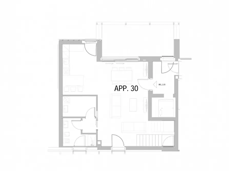 Immagine 9 di Attico in vendita  in Via Cazzaro a Castelfranco Veneto