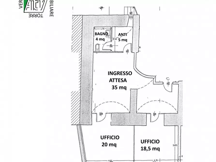 Immagine 35 di Ufficio in vendita  in Mezzolombardo, piazza Pio XII a Mezzolombardo
