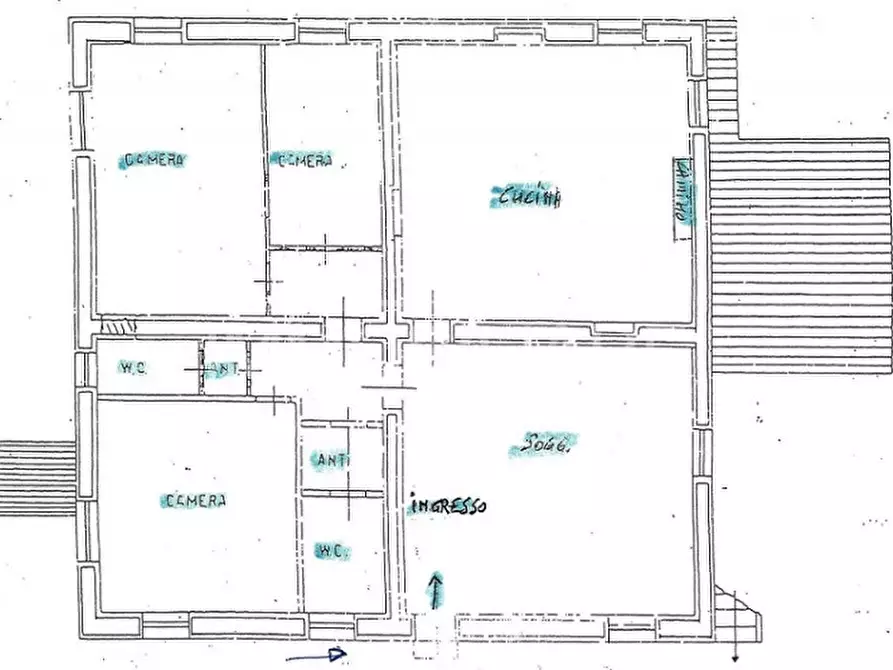 Immagine 19 di Casa indipendente in vendita  in via Meleto a Saludecio