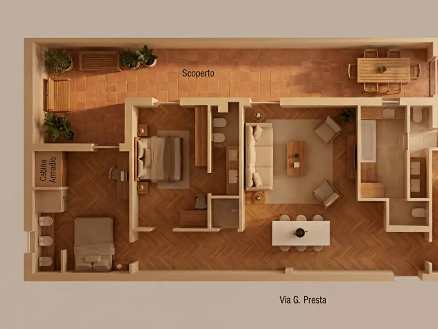 Immagine 13 di Casa indipendente in vendita  in via giovanni presta 5/A a Lecce