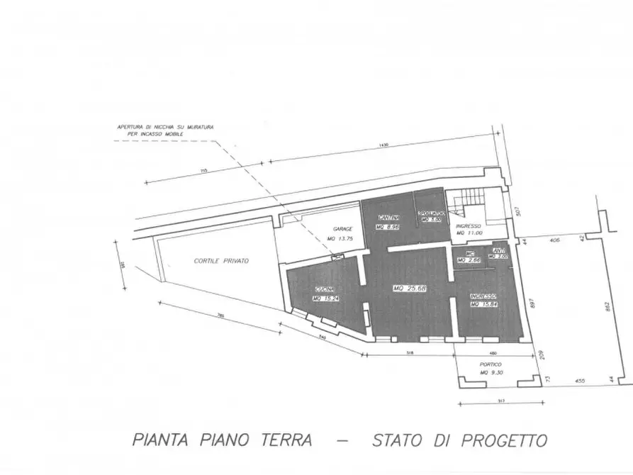 Immagine 29 di Palazzo in vendita  in Via Principe Umberto 54/b a Este