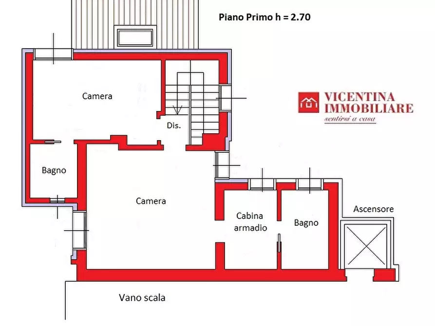 Immagine 17 di Appartamento in vendita  in Via Legione antonini 24 a Vicenza
