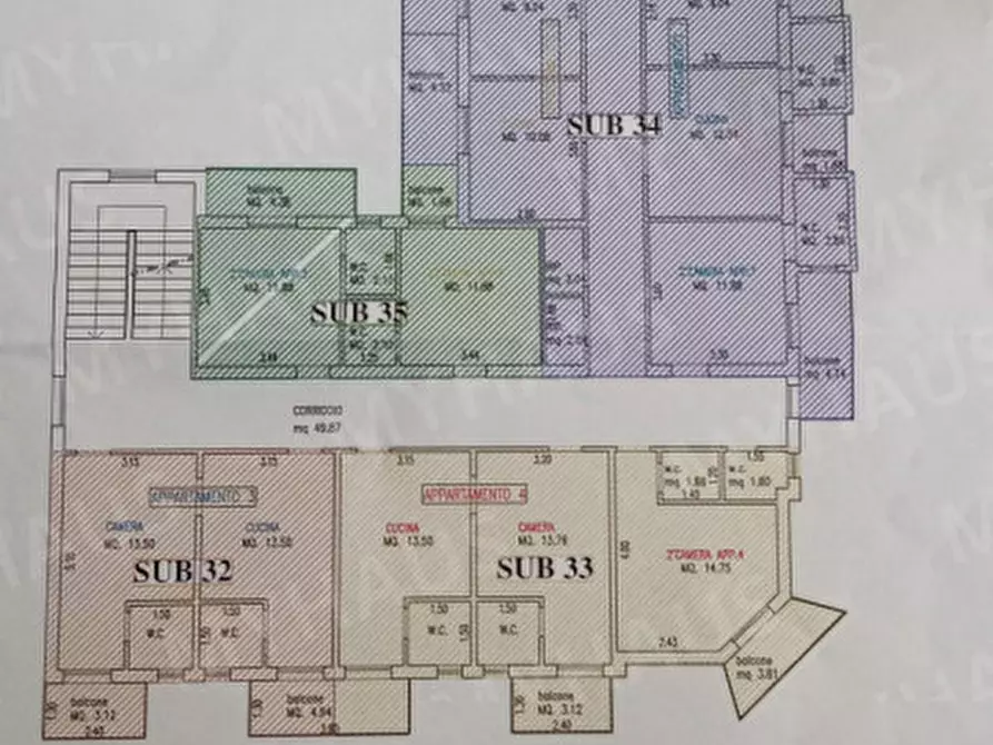 Immagine 2 di Palazzo in vendita  in Via Archimede a Cesenatico