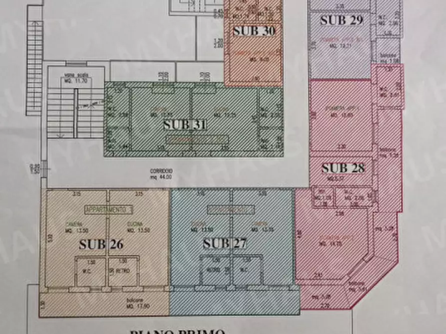 Immagine 9 di Palazzo in vendita  in Via Archimede a Cesenatico