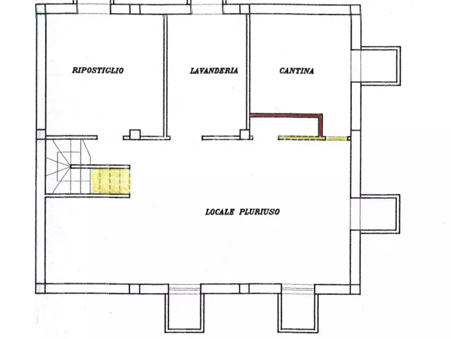 Immagine 19 di Villetta a schiera in vendita  in via Tavoleto a Misano Adriatico