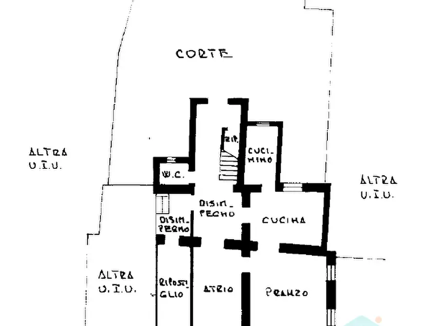 Immagine 29 di Villetta a schiera in vendita  in piazza Cesare Battisti 11 a Gonars