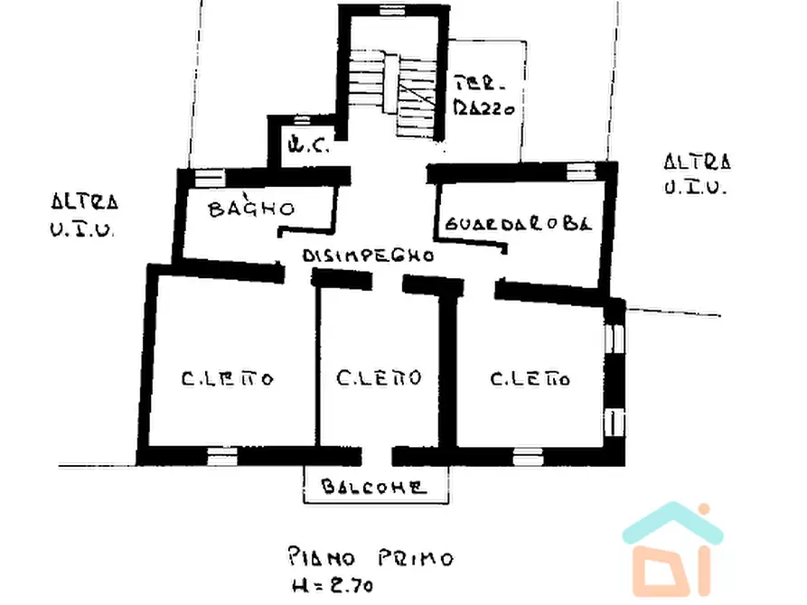 Immagine 30 di Villetta a schiera in vendita  in piazza Cesare Battisti 11 a Gonars