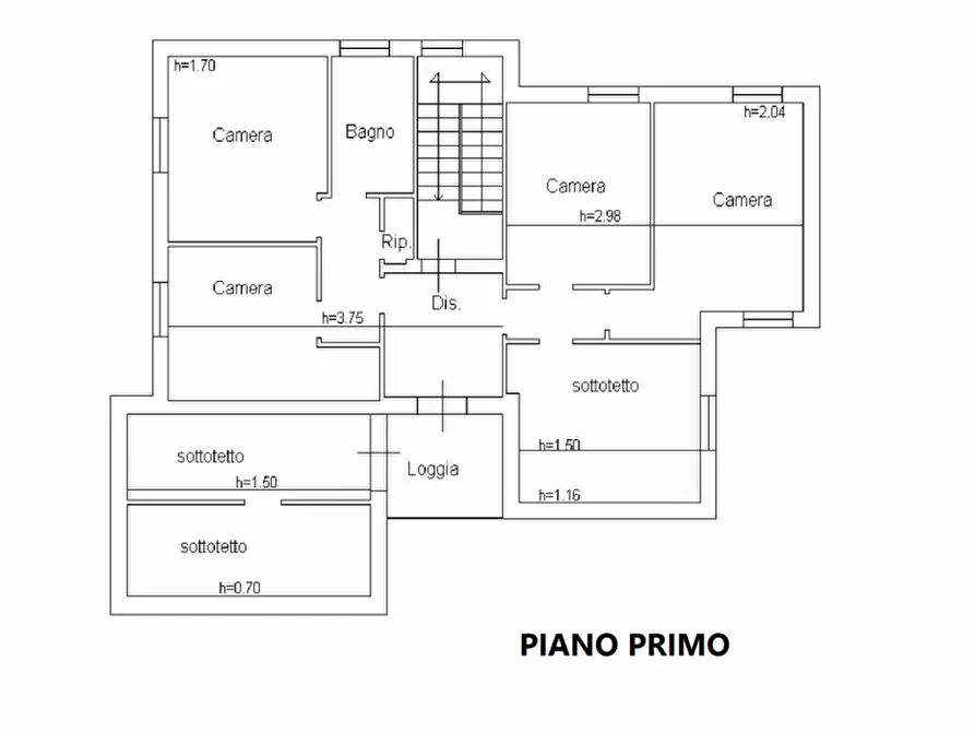 Immagine 23 di Casa indipendente in vendita  in via Piero Stellacci 3 a Fossombrone