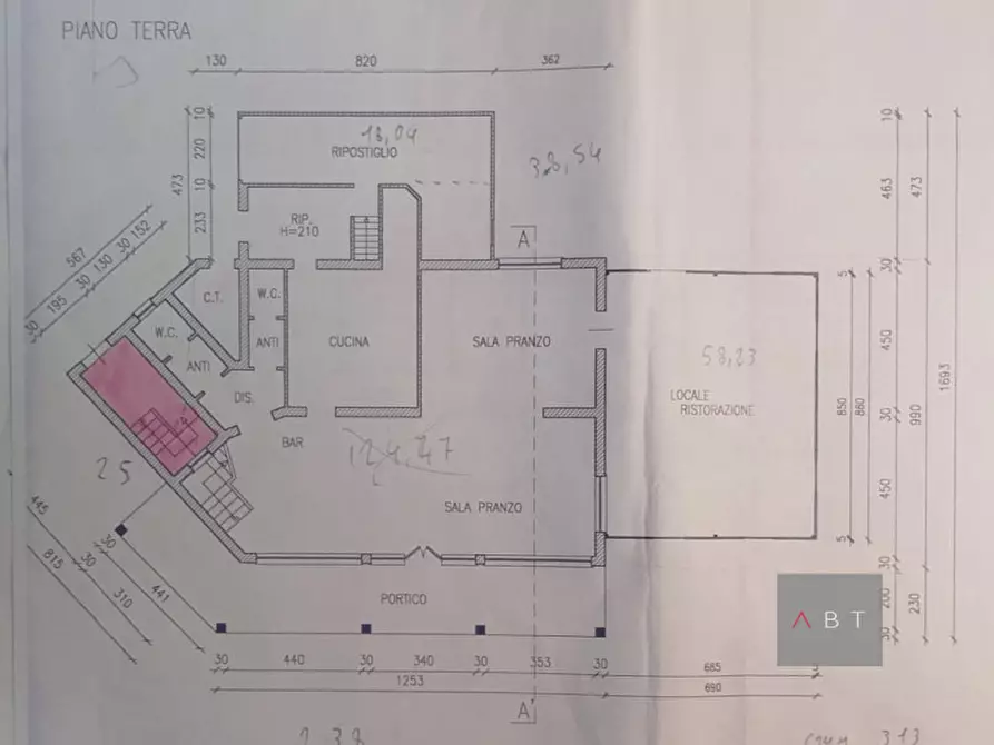 Immagine 2 di Negozio in vendita  a San Giorgio In Bosco