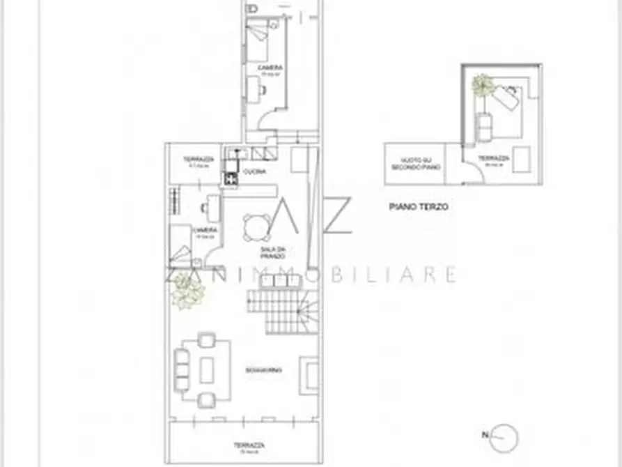 Immagine 17 di Attico in vendita  in Corso ventinove Aprile a Castelfranco Veneto