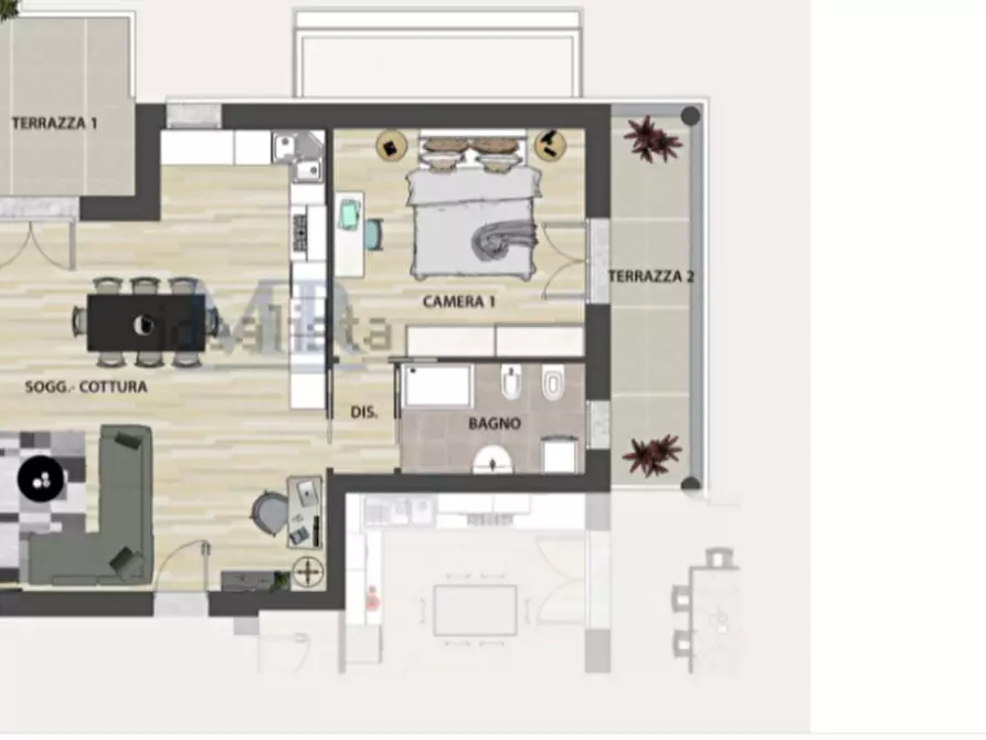 Immagine 2 di Attico in vendita  in GUIZZA a Padova