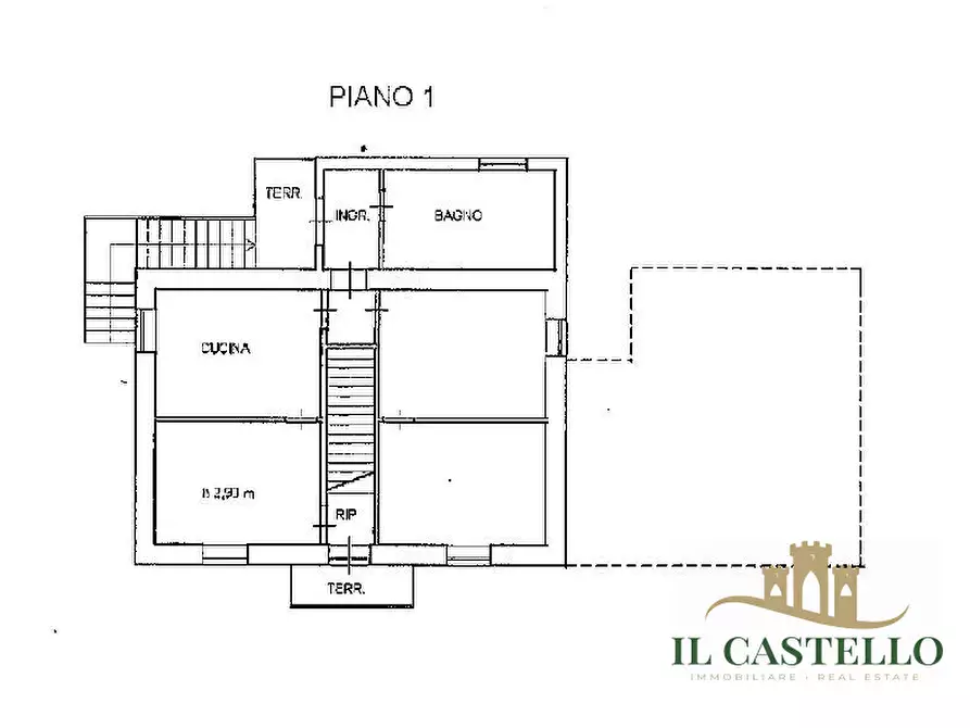 Immagine 12 di Appartamento in vendita  in Loc. Piana a Castiglione Del Lago