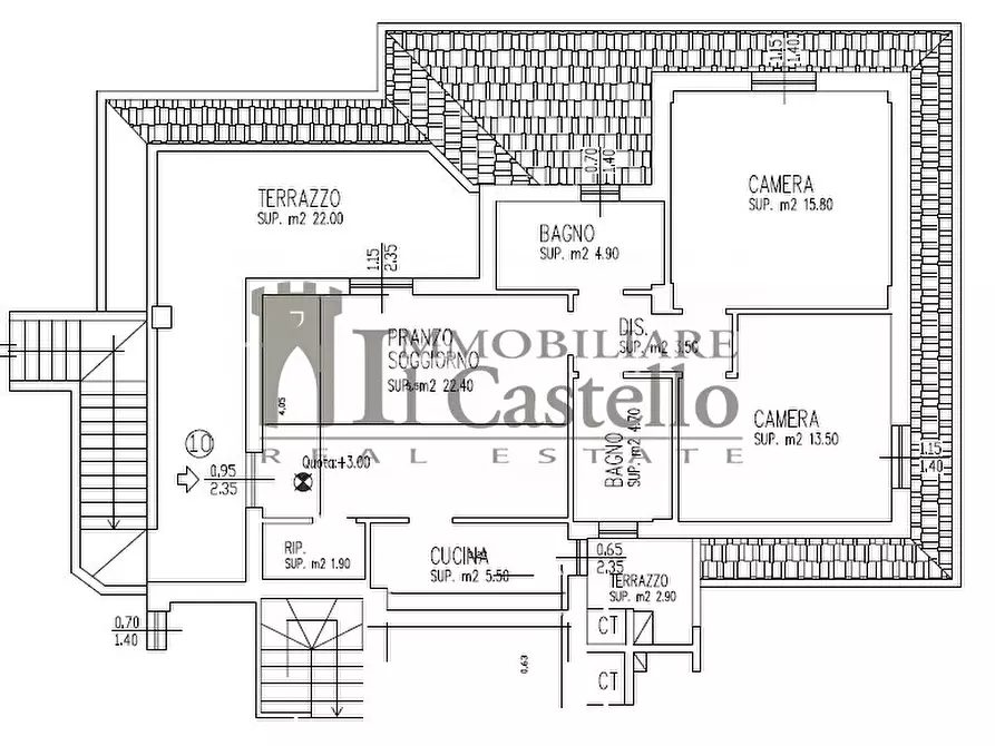 Immagine 21 di Appartamento in vendita  in Via Giuseppe Saragat a Castiglione Del Lago
