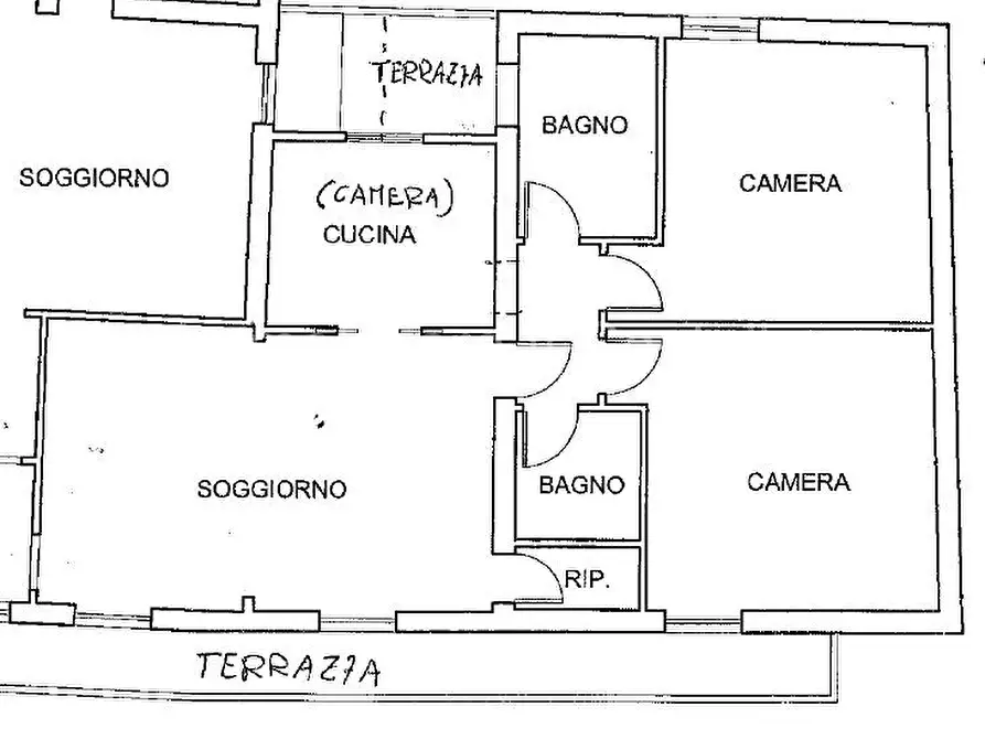Immagine 7 di Appartamento in vendita  in Via Toscana a Castiglione Del Lago