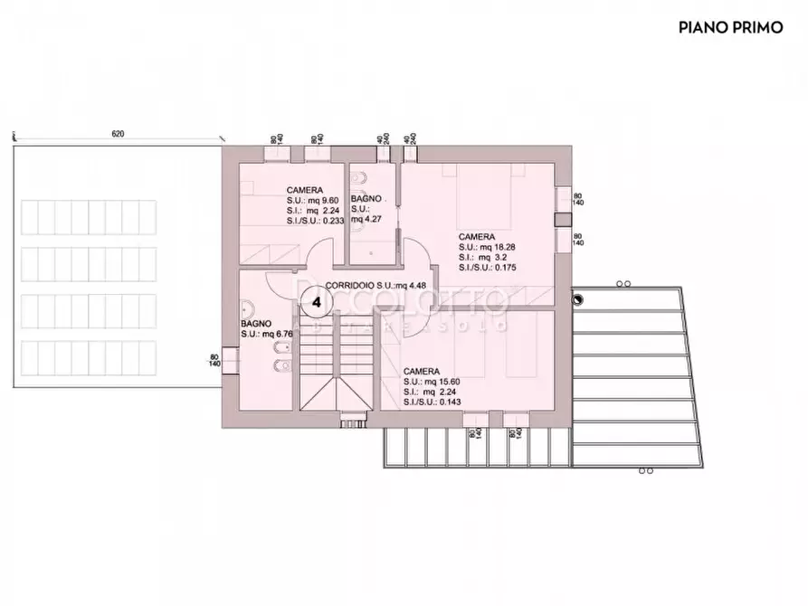 Immagine 12 di Casa bifamiliare in vendita  in Via Cannaregio a Castelcucco