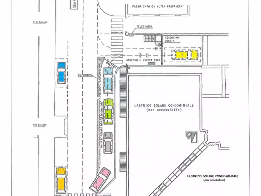 Immagine 2 di Garage in vendita  in Via Cesare Battisti a Cesena