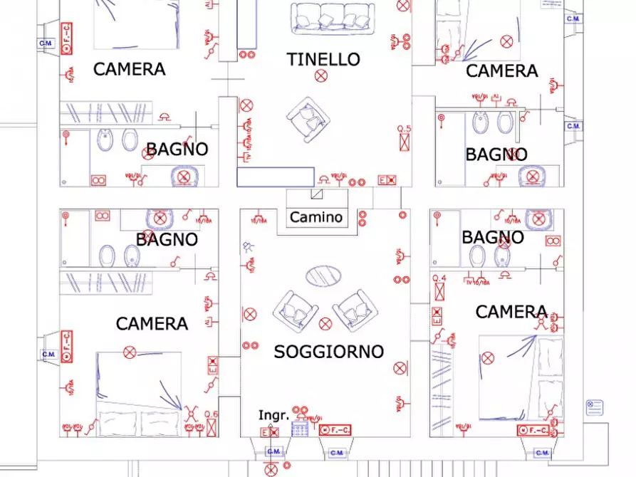 Immagine 38 di Rustico / casale in vendita  in Località Pischiello a Passignano Sul Trasimeno