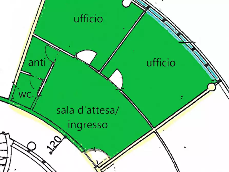 Immagine 5 di Ufficio in affitto  in via dei Pioppi a Vicenza