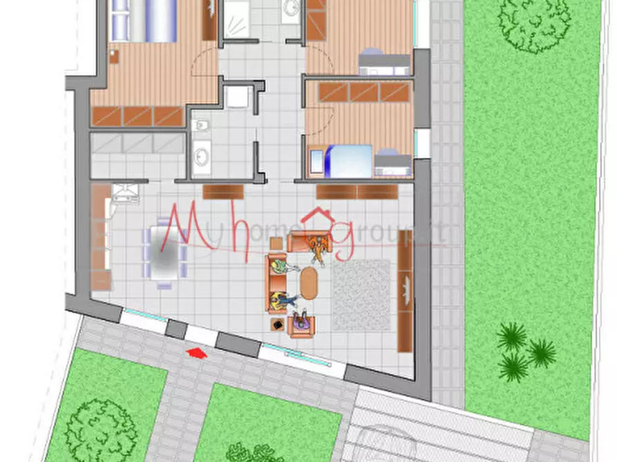 Immagine 10 di Appartamento in vendita  in Via Andrea Mantegna a Ponte San Nicolò