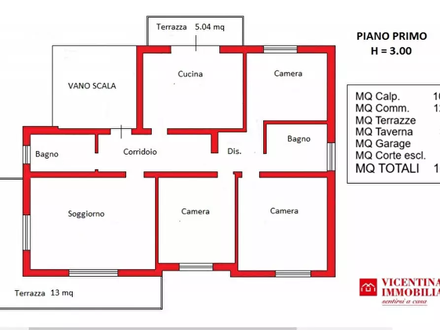 Immagine 28 di Appartamento in vendita  in Via Ragazzi del '99 a Vicenza