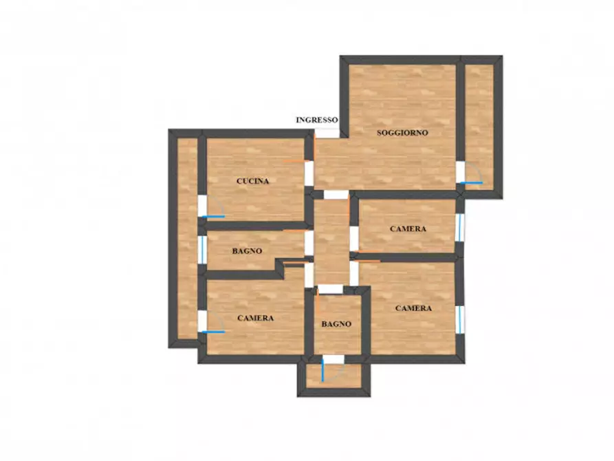 Immagine 15 di Appartamento in vendita  in via ferroviere a Casalserugo