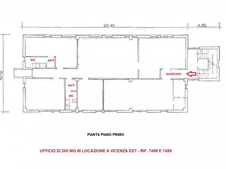 Immagine 22 di Ufficio in affitto  in Strada di Cà Balbi a Vicenza
