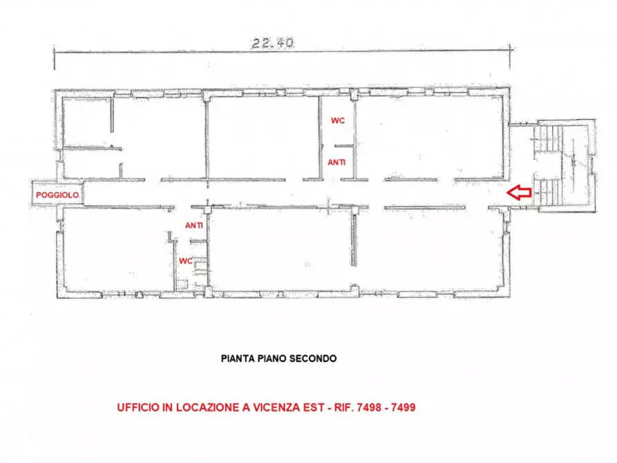 Immagine 23 di Ufficio in affitto  in Strada di Cà Balbi a Vicenza