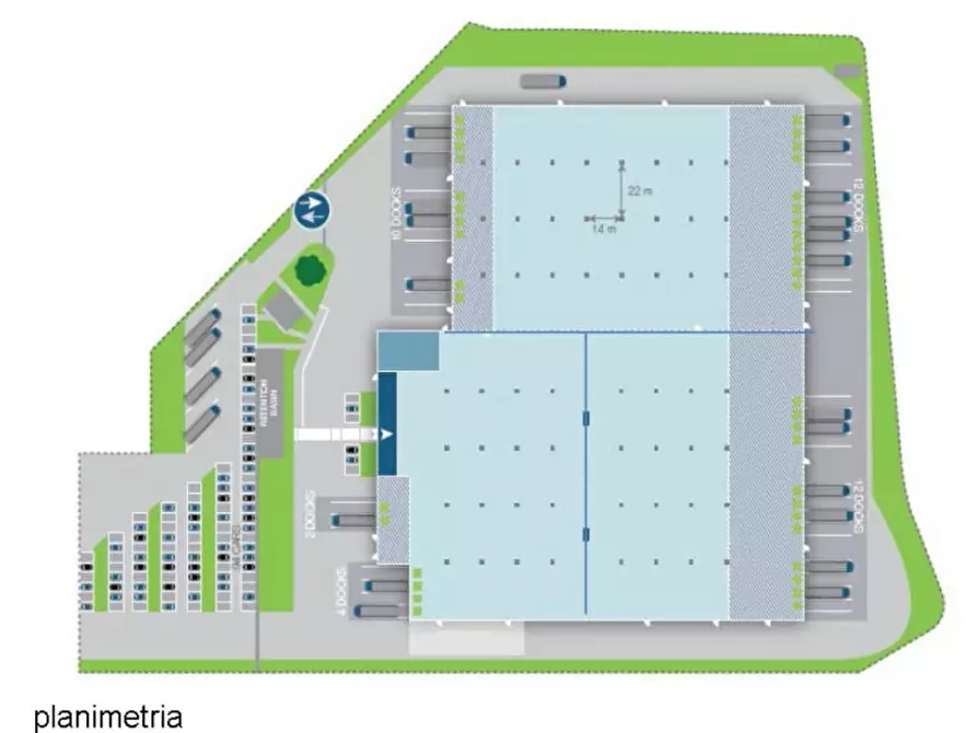 Immagine 1 di Capannone industriale in affitto  in VIA VITTORIO VENETO a Brembio