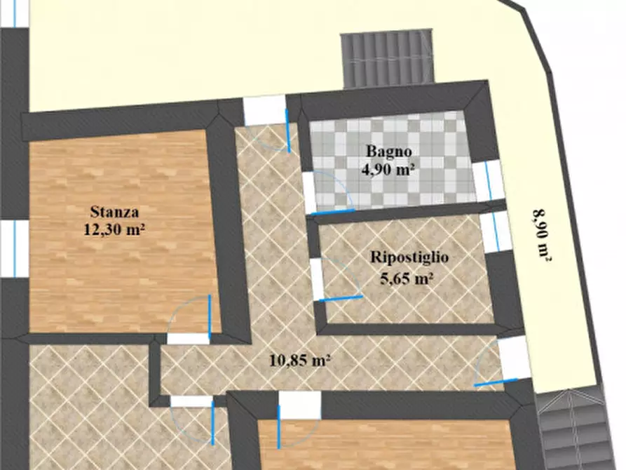 Immagine 14 di Casa indipendente in vendita  a Ton