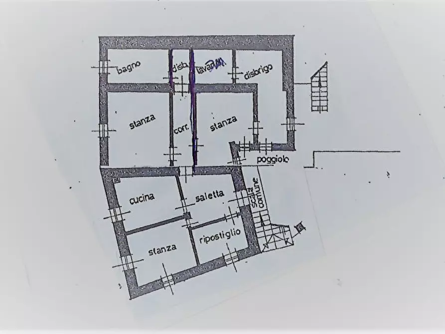 Immagine 25 di Appartamento in vendita  in Via per Roncio, n.5 a Mezzana