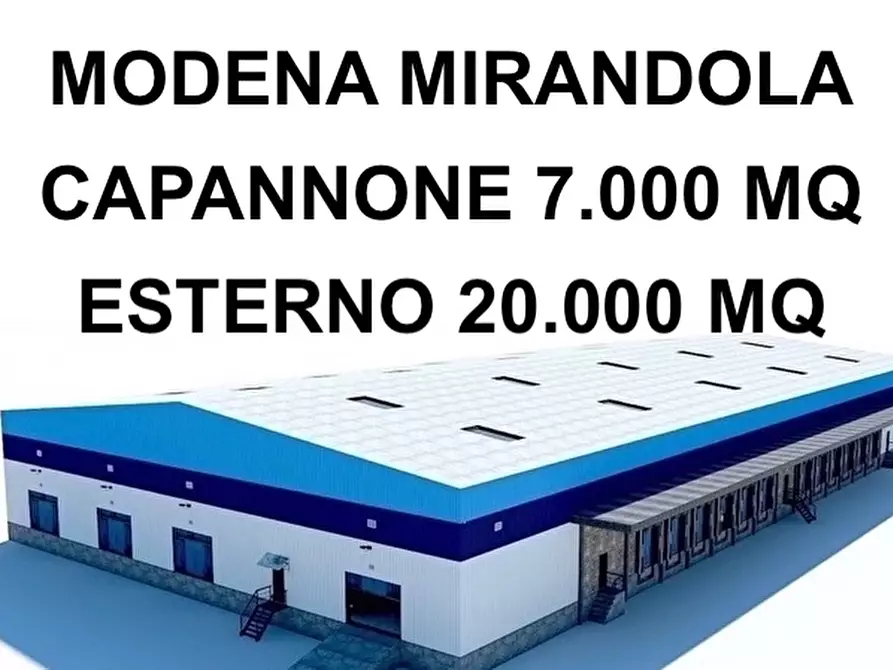 Immagine 1 di Capannone industriale in vendita  in VIA 25 APRILE a Mirandola