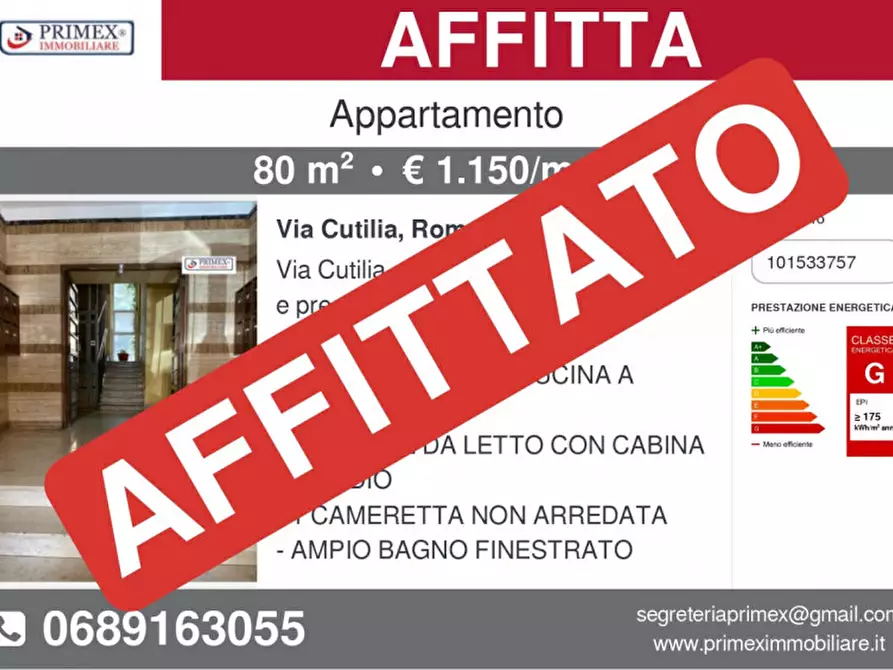 Immagine 1 di Appartamento in affitto  in Via Cutilia a Roma