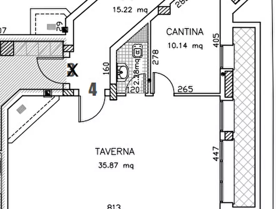 Immagine 16 di Appartamento in vendita  in via Cortusio a Padova