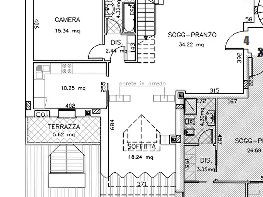 Immagine 24 di Appartamento in vendita  in via Cortusio a Padova
