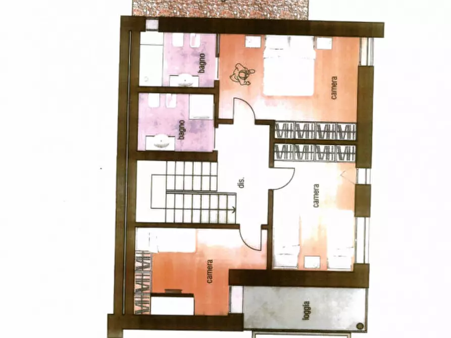 Immagine 3 di Casa bifamiliare in vendita  in Via Chiesa a Monticello Conte Otto