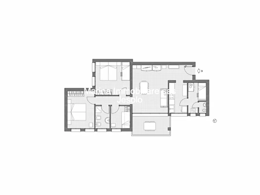 Immagine 23 di Appartamento in vendita  in VIA PADOVA a Jesolo