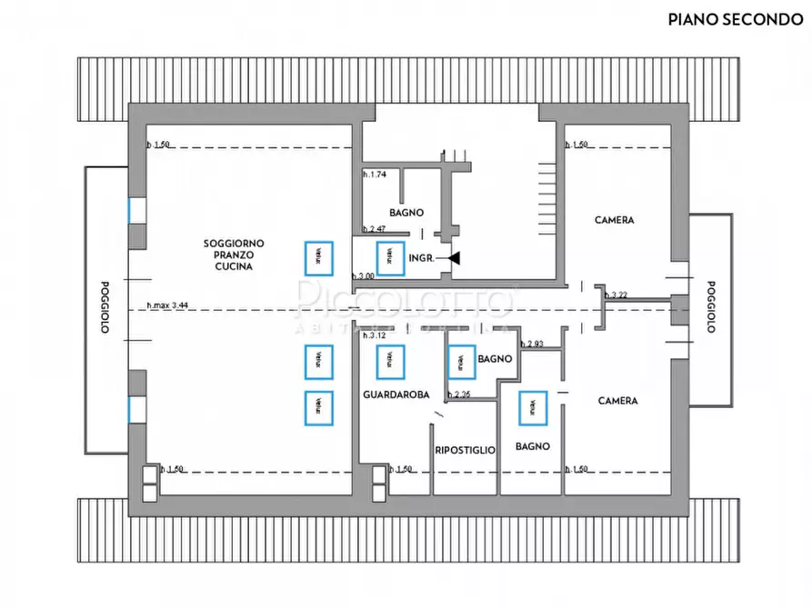 Immagine 22 di Attico in vendita  in via Belvedere a San Vito Di Cadore