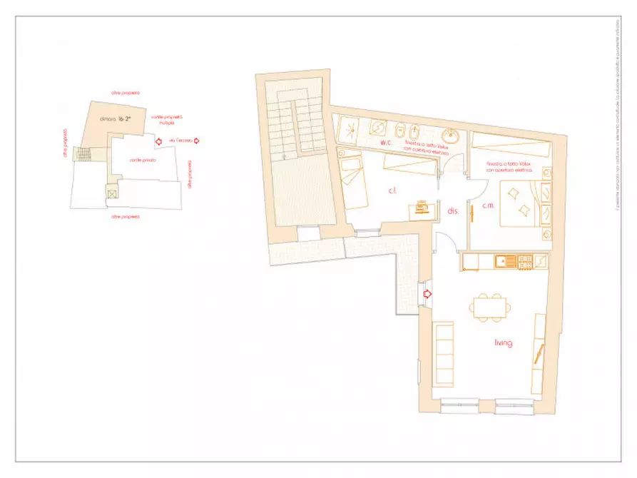 Immagine 16 di Appartamento in vendita  in via Cesarea n° 17 a Vigevano
