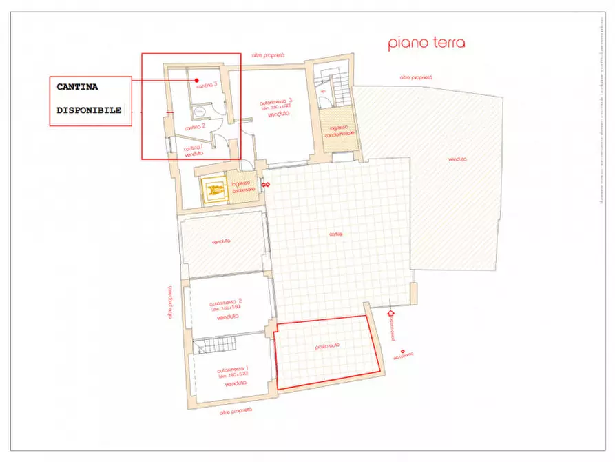 Immagine 17 di Appartamento in vendita  in via Cesarea n° 17 a Vigevano