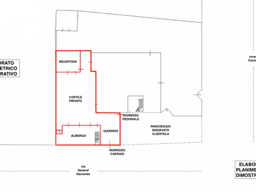 Immagine 18 di Hotel in vendita  in corso Camillo Benso Conte di Cavour n° 1 a Garlasco