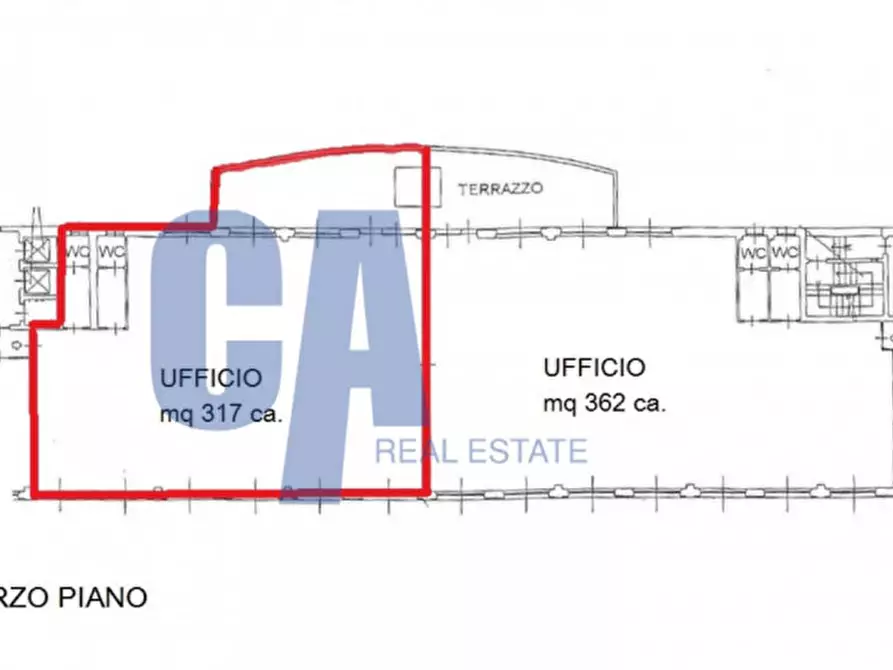 Immagine 15 di Ufficio in affitto  in VIA ROMA a Segrate