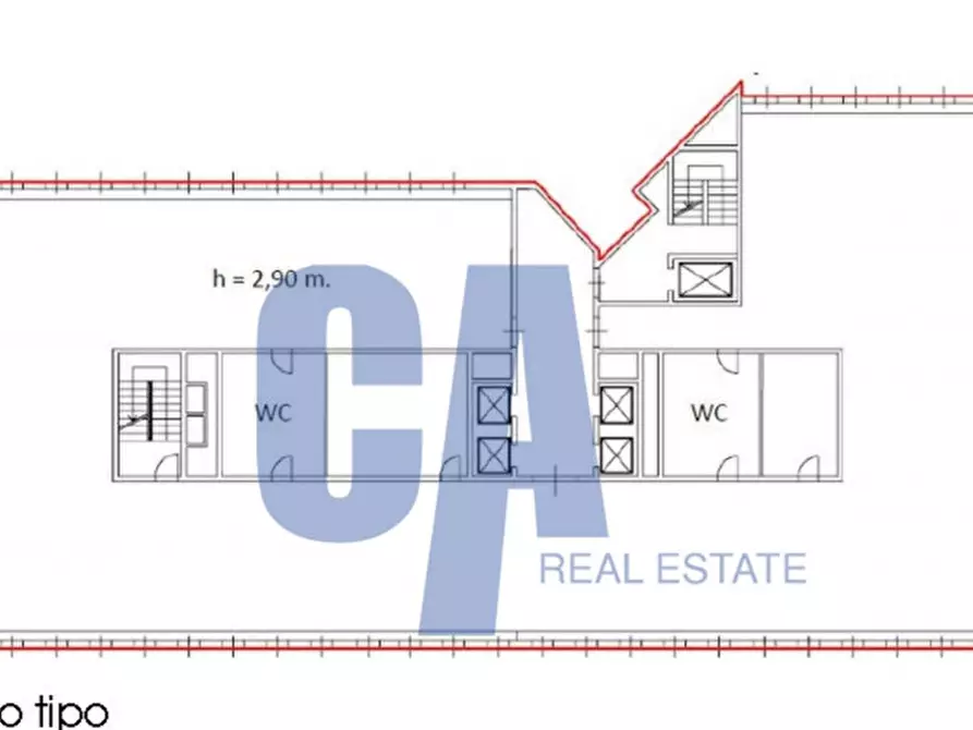 Immagine 16 di Ufficio in vendita  in VIA ABRUZZI a Peschiera Borromeo