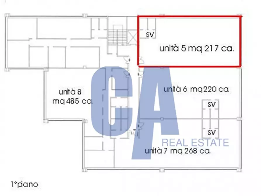 Immagine 13 di Ufficio in vendita  in VIA VERDI G. a Caponago