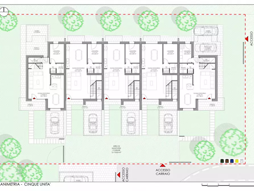 Immagine 10 di Villetta a schiera in vendita  in Via dei Gelsi a Resana