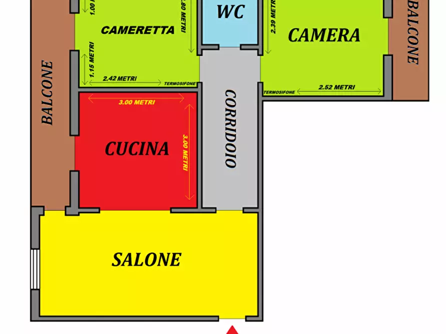 Immagine 2 di Appartamento in affitto  in VIA ANTICA GIARDINI a Giugliano In Campania