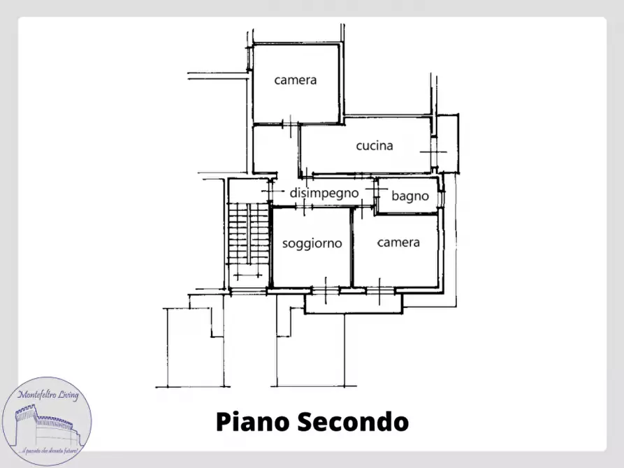 Immagine 10 di Appartamento in vendita  in via Campo Sportivo a Urbania
