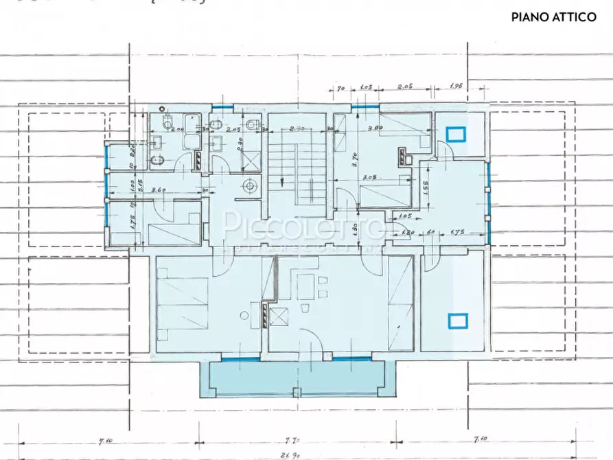Immagine 18 di Attico in affitto  in Via del Castello a Cortina D'ampezzo