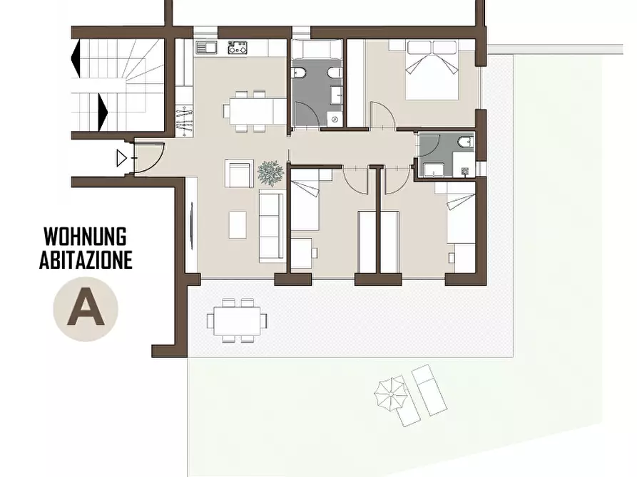 Immagine 3 di Appartamento in vendita  in San Lugano a Trodena .Truden.