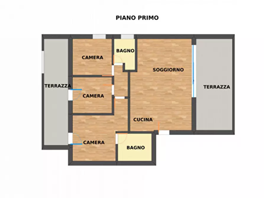 Immagine 4 di Appartamento in vendita  in via puccini a Montegrotto Terme